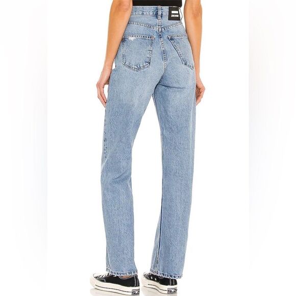 NWT Dr. Denim jeans Echo Wide Leg in Blue Jay high rise straight Revolve 28 - Picture 3 of 13